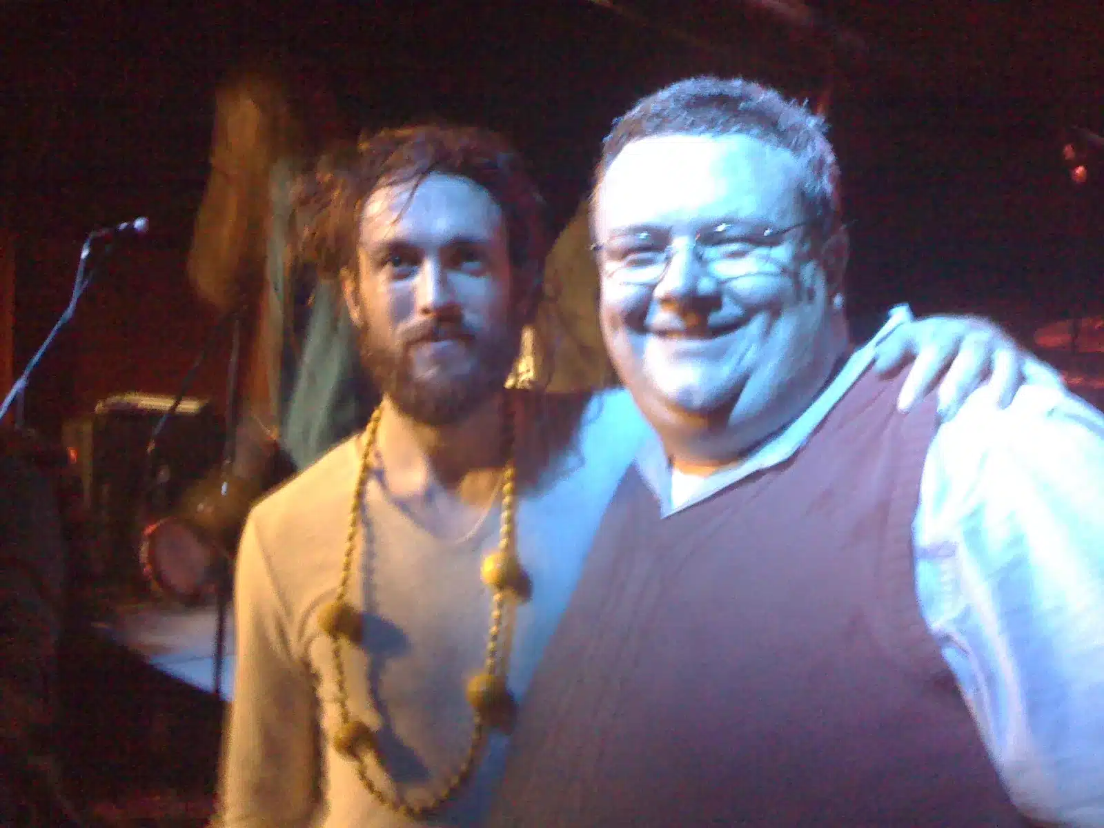 Donald J. Claxton | The Timberlander, with Edward Sharpe at a concert in Shreveport, LA.