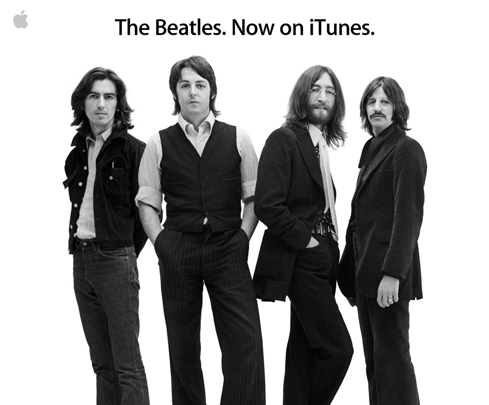 The Beatles on iTunes, Nov. 6, 2010