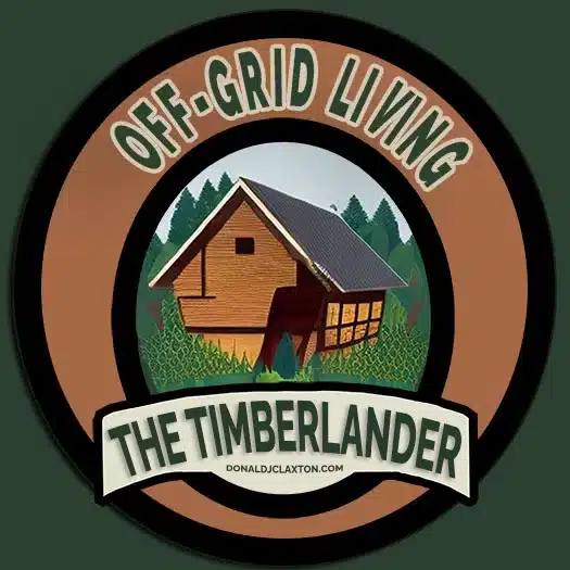 Donald J Claxton | The Timberlander: Off-grid Living Logo
